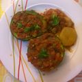 El cooksnap de Lichu González cuando hizo Zapallitos rellenos en salsa.