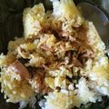 Cooksnap dari SuvyEthikasari untuk resep Tumis Cumi Asin Kemangi untuk isian nasi bakar
