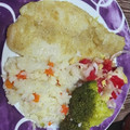 El cooksnap de Brenda Legorreta cuando hizo Filete de Pescado Basa.