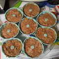 El cooksnap de Rocio Guerra-Librero Bonilla cuando hizo Cupcakes light 🥕🍌en sólo 3 minutos.