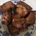 El cooksnap de Natalia Arias Castro cuando hizo Costillas BBQ en freidora de aire.