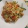 El cooksnap de Paulina Alvarez cuando hizo Fideos de zapallo italiano con salsa de verduras (receta keto).