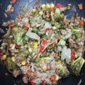 El cooksnap de Tatiana cuando hizo Wok de atún con salsa de soja.