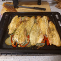 El cooksnap de Jose cuando hizo Lubina al horno con patatas y pimiento.