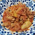 รูป Cooksnap ของ U-thaitip Jaijingjit เมื่อเขาทำ หมูผัดกิมจิ