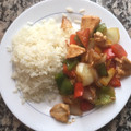 El cooksnap de Maria Cegarra cuando hizo Pollo con salsa de ostras.