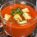 Pooja Singh's cooksnap of when they made Tomato Soup.