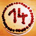Valentina 's cooksnap of when they made Schwarzwälder Kirschtorte.