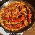 El cooksnap de Ana Latorre cuando hizo Fideuá de bogavante, vieiras, gambón y berberechos.