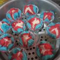 Cooksnap dari Risna Apriliany untuk resep Bolu Kukus Mekar (metode all in one, 1 telur saja)