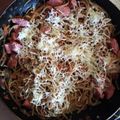 El cooksnap de JAVIER CAPOTE cuando hizo Spaghetti Mediterráneo FRITO CON CHORIZO!.
