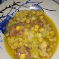 El cooksnap de Monica Riffo cuando hizo Repollo guisado con garbanzos y chorizo.