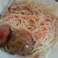 Serah Wairimu. 's cooksnap of when they made Spaghetti And Meat Balls.