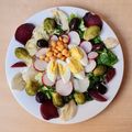 El cooksnap de Mate Amargo 🧉🍪 cuando hizo Ensalada de colores, con altramuces (lupines).