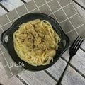 Cooksnap dari Juni DwiAnggiani untuk resep Spaghetti Kari Jamur-Susu