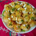 Falguni Shah's cooksnap of when they made દહીં પૂરી (Dahi Poori Recipe In Gujarati).