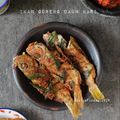 Cooksnap Adelia Firdaus semasa beliau membuat Ikan Kerisi Goreng Berempah.