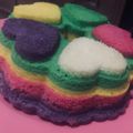 Cooksnap dari ika mayrose untuk resep #19 - Bolu Pelangi Kukus Simple (6 bahan) #prRamadhan_kukirainikukis