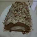 Cooksnap dari My Husband Wife untuk resep Mocca Nougat Roll Cake