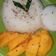 Cooksnap dari Viaa Twins untuk resep Mango Sticky Rice (Ketan Mangga) - Rice Cooker
