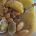 El cooksnap de Merceditas cuando hizo Fabes con almejas al estilo Fe.