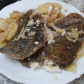 El cooksnap de josi E. cuando hizo Rodaballo al horno con patatas.