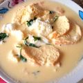 El cooksnap de Evita cuando hizo Sopa de huevo al estilo de mi padre.