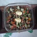 Rita mehta का कुकस्नैप जब उन्होंने अंकुरित मोठ सलाद (ankurit moth salad recipe in Hindi) बनाया था।