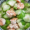 庭秀 的 澎湖絲瓜炒蝦仁 cooksnap
