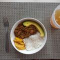 El cooksnap de Gabriel Ossa cuando hizo Lentejas Colombianas.