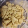 El cooksnap de Andrea Machao cuando hizo Ñoquis de calabaza y espinacas sin tacc.