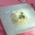 El cooksnap de Shitsuren PA cuando hizo Arroz al horno con queso crema.