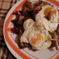 El cooksnap de Francisco Casany cuando hizo Huevos rotos con alcachofas.