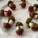 El cooksnap de misg1 cuando hizo Pinchitos de cherrys y mozzarella con aliño de albahaca.