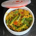 Alka Bhandari's cooksnap of when they made Achari Dahi Bhindi.