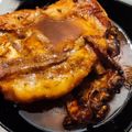El cooksnap de B cuando hizo Costilla barbacoa (Crock Pot).