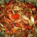 Cooksnap dari Momy Azril untuk resep Tumis kulit melinjo udang rebon