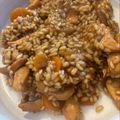 El cooksnap de alircr cuando hizo Arroz con pollo teriyaki.