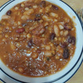 El cooksnap de Karina Fortuna cuando hizo Locro criollo (receta familiar).