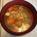El cooksnap de Maiko Kamata cuando hizo Sopa de pollo y verduras.
