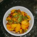 Sara sheikh का कुकस्नैप जब उन्होंने लोबिया आलू की सब्जी (lobia aloo ki sabzi recipe in Hindi) बनाया था।