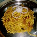 Nirmala Rajput का कुकस्नैप जब उन्होंने हक्का वेज नूडल्स(hakka veg noodles recipe in hindi) बनाया था।