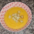 El cooksnap de Monika Aparicio cuando hizo Crema de zanahorias.