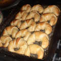 El cooksnap de Evelyn cuando hizo Medialunas Súper fácil y ricas😋😉😍.