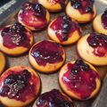 El cooksnap de Fernanda Genesio cuando hizo Muffins de limón con salsa de frutos rojos.