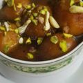 Hadia Anwar 's cooksnap of when they made Gulab jamun.