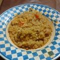 El cooksnap de Mario H. Davi cuando hizo Risotto de pollo.