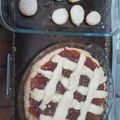 El cooksnap de Móni cuando hizo Pastafrola sin leche ni huevos.