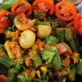 Rita Sharma का कुकस्नैप जब उन्होंने ग्रीन मसाला भिंडी(green masala bhindi recipe hindi) बनाया था।