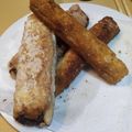 El cooksnap de Mau Martinez Cabañas cuando hizo 359. Flamenquines de jamón, queso y manzana en freidora de aire (principal carne).